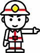 （イラスト）消防士1