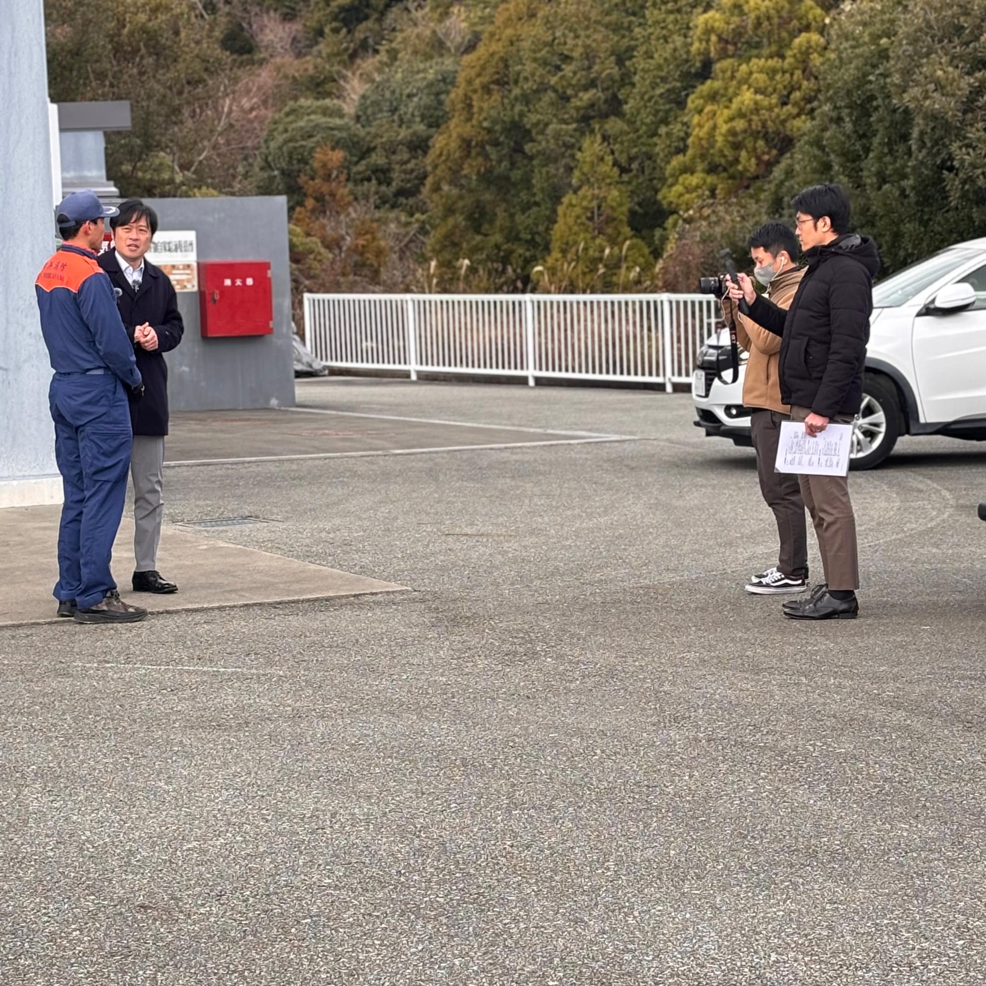 採用PR動画を制作しているところの写真です