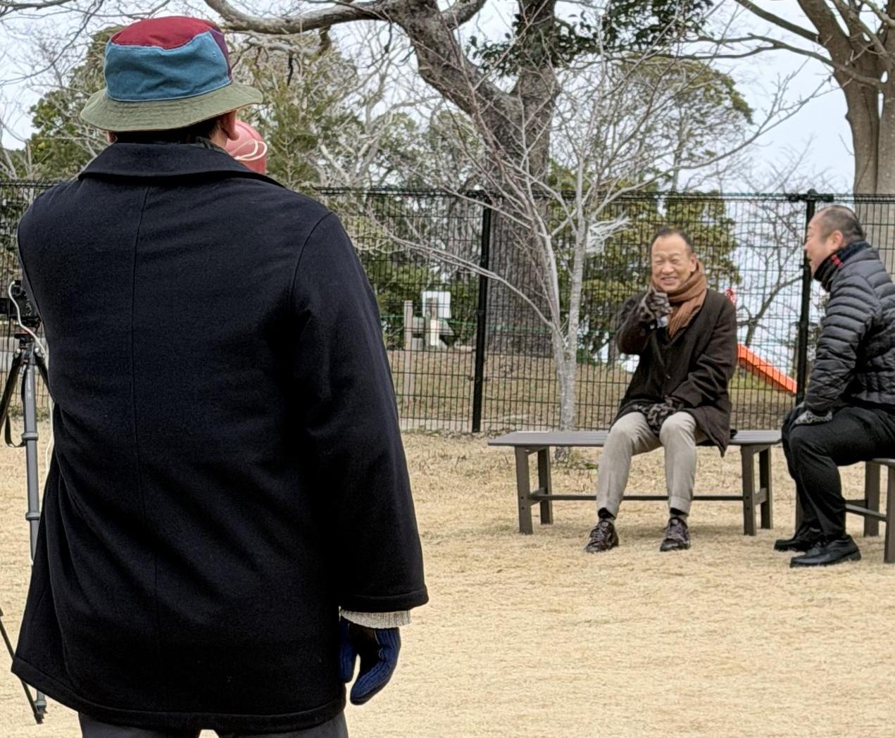 採用PR動画を制作しているところの写真です